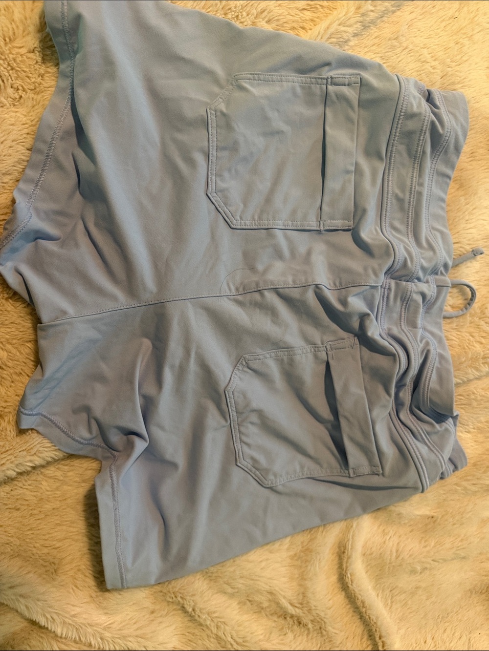 Athleta Pale Blue Women's Swim surge shorts - Picture 2 of 5